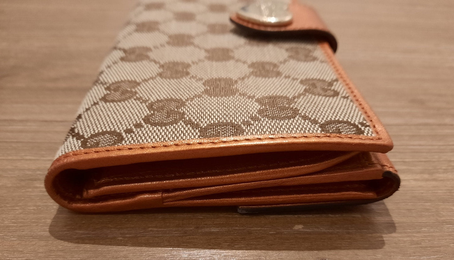 Guccissima Beige Marrone-Arancio Canva Cuore