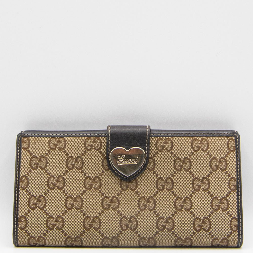 Guccissima Beige Marrone Canva Cuore