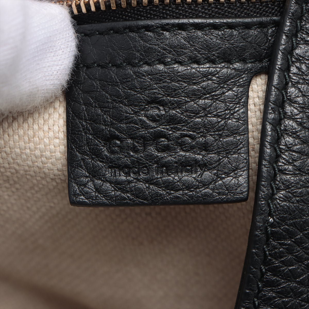 Gucci hobo Shoulder Bag Leather Black
