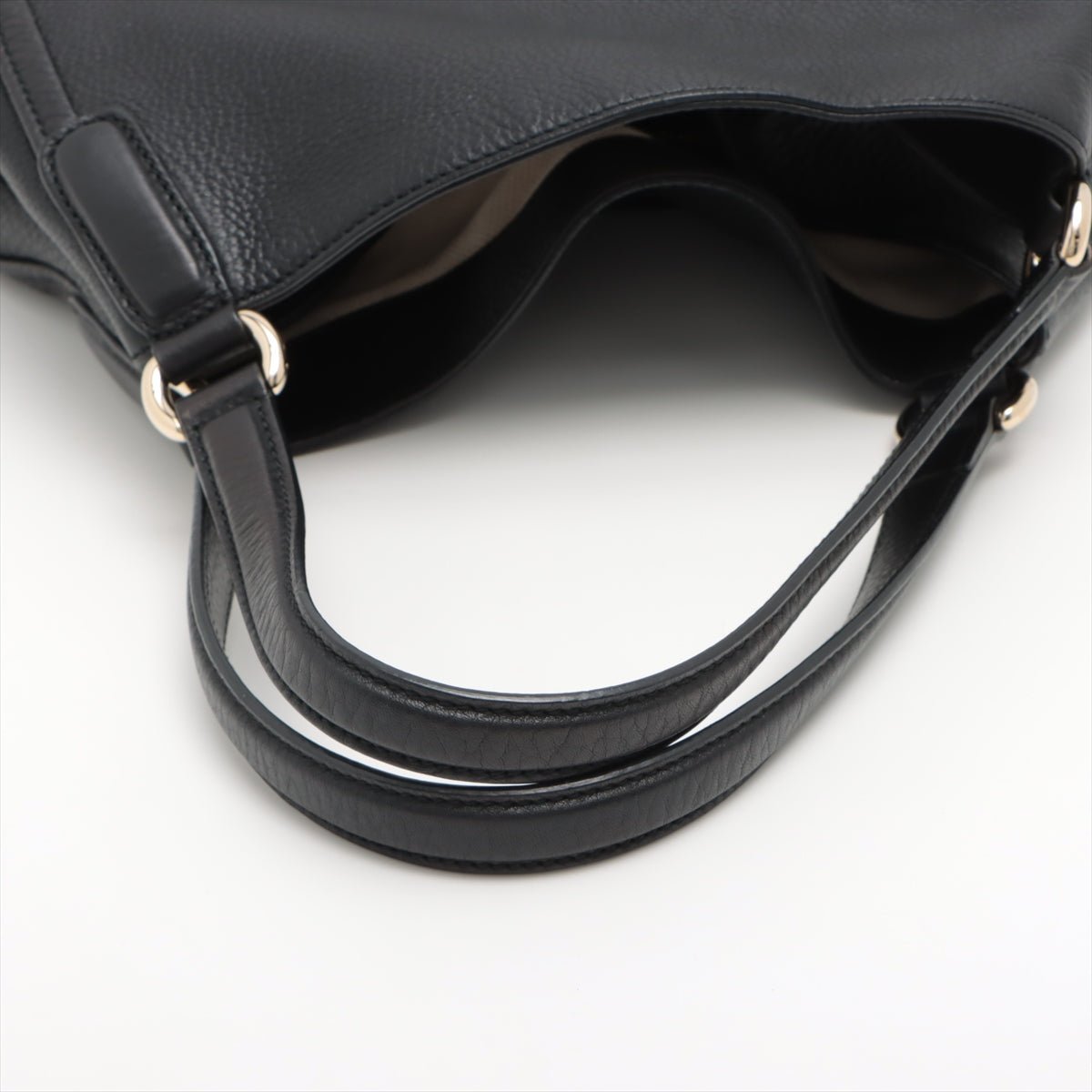 Gucci hobo Shoulder Bag Leather Black