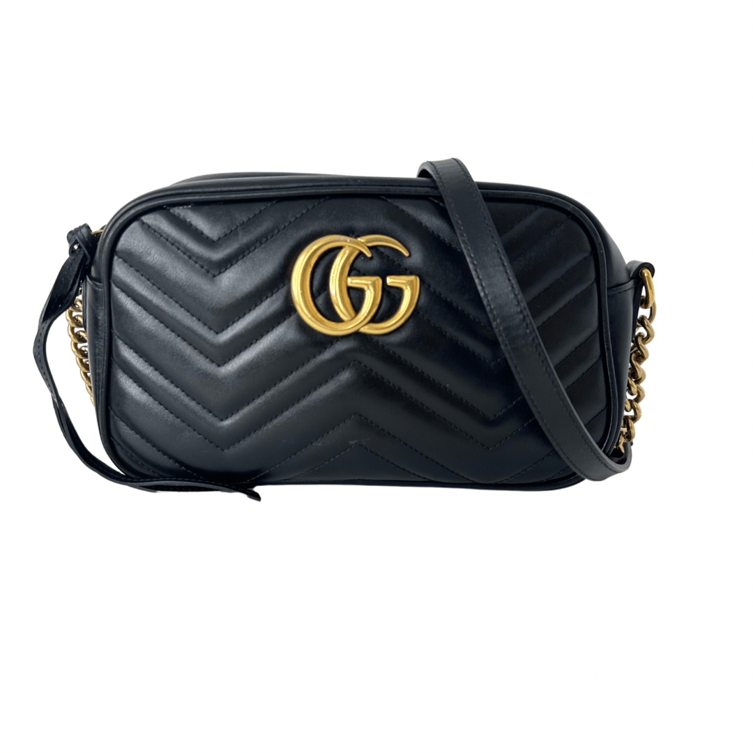 Gucci GG Matelasse Mini Marmont Shoulder Bag