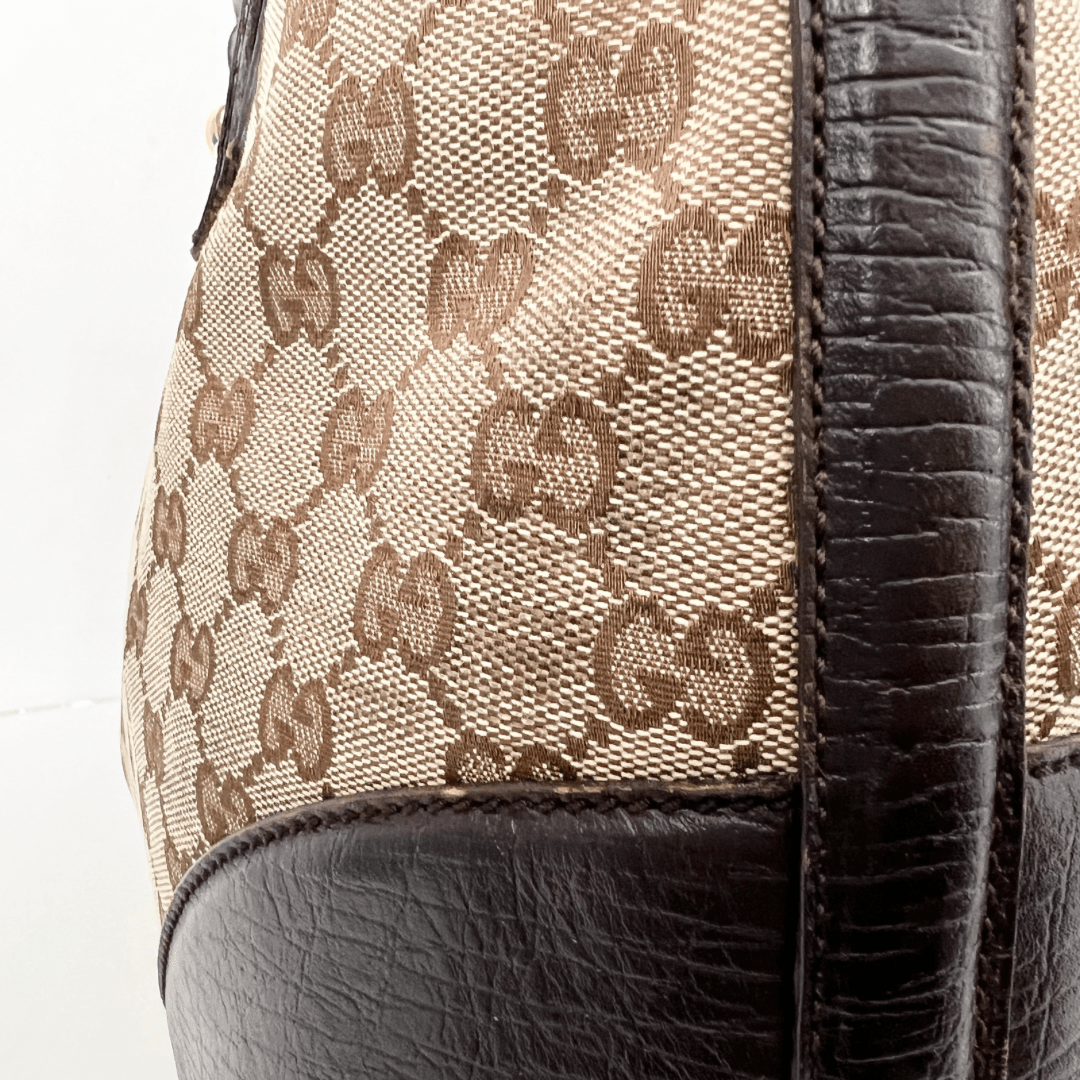 Gucci GG Canvas Horsebit Web Tote