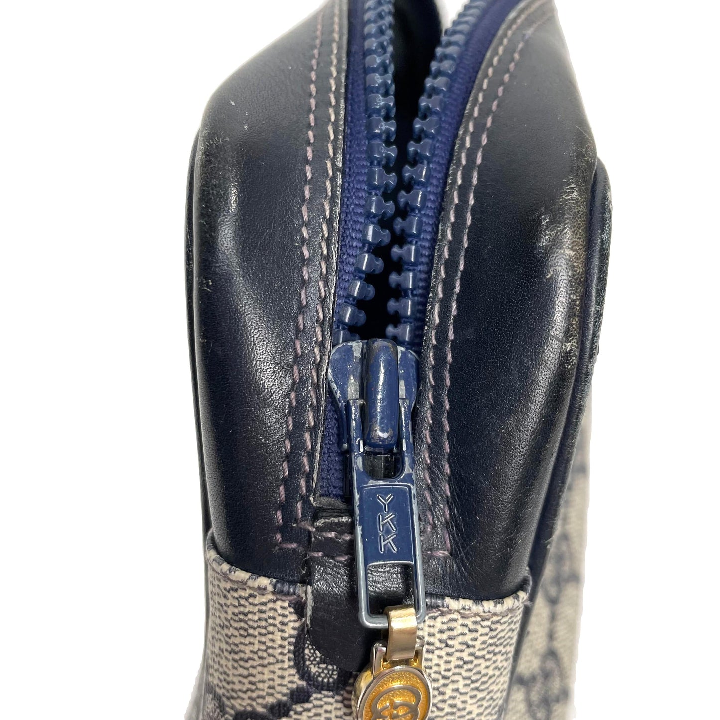 Gucci Vintage Navy Supreme Web Crossbody