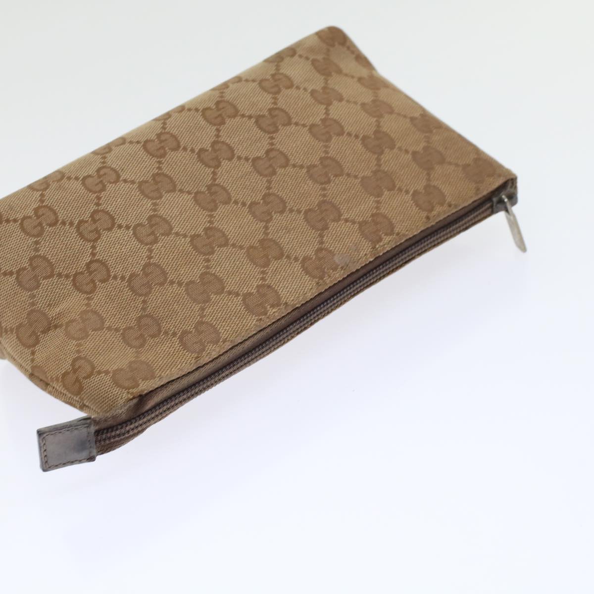 GUCCI GG Canvas Pouch Shoulder Bag 2Set Beige tb790