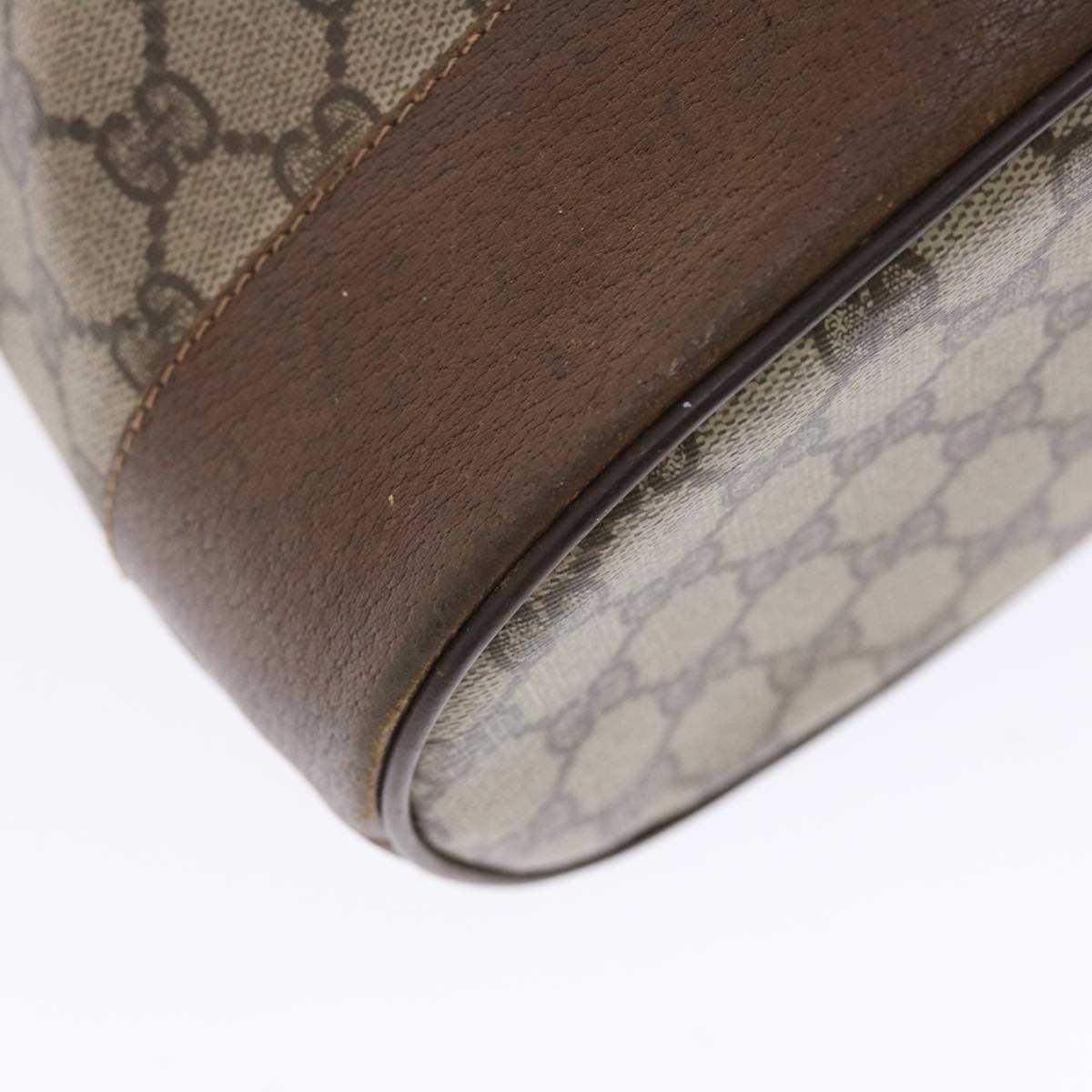 GUCCI GG Canvas Web Sherry Line Shoulder Bag Beige Red Green tb826
