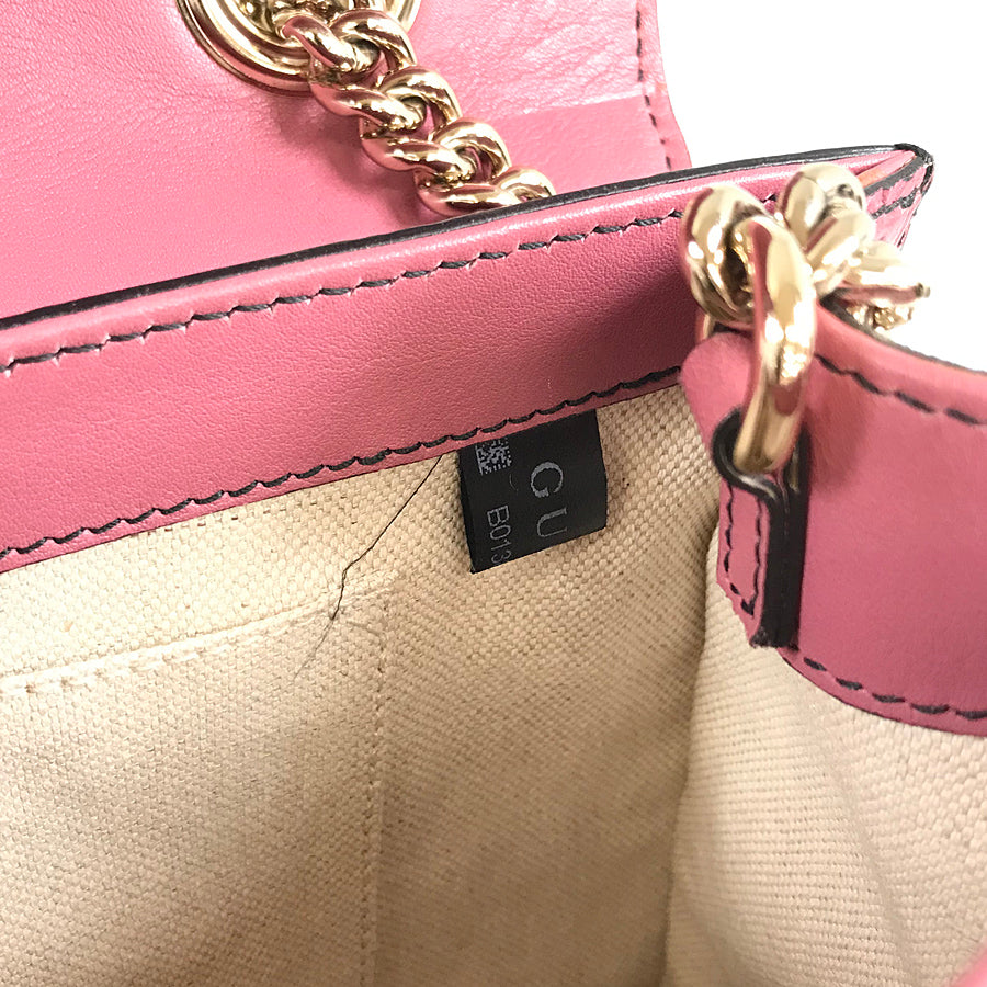 GUCCI Shima Emily Chain one belt tassel fringe Shoulder Bag
