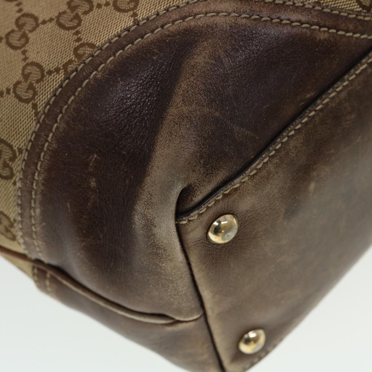 GUCCI GG Canvas Tote Bag Beige 169945 th3742