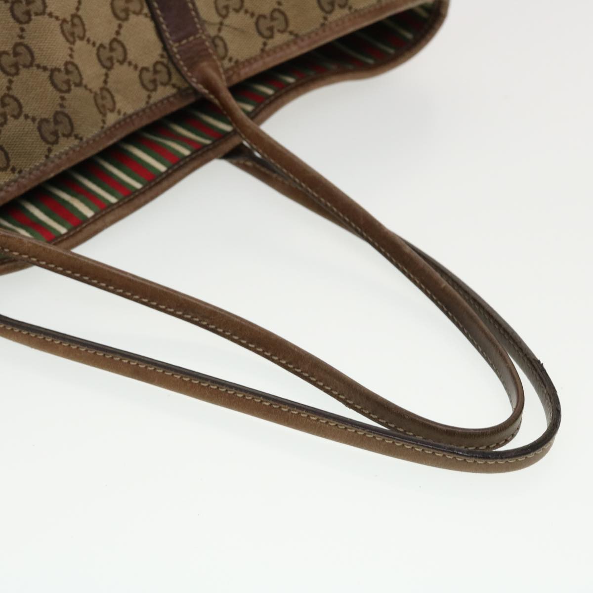 GUCCI GG Canvas Tote Bag Beige 169945 th3742
