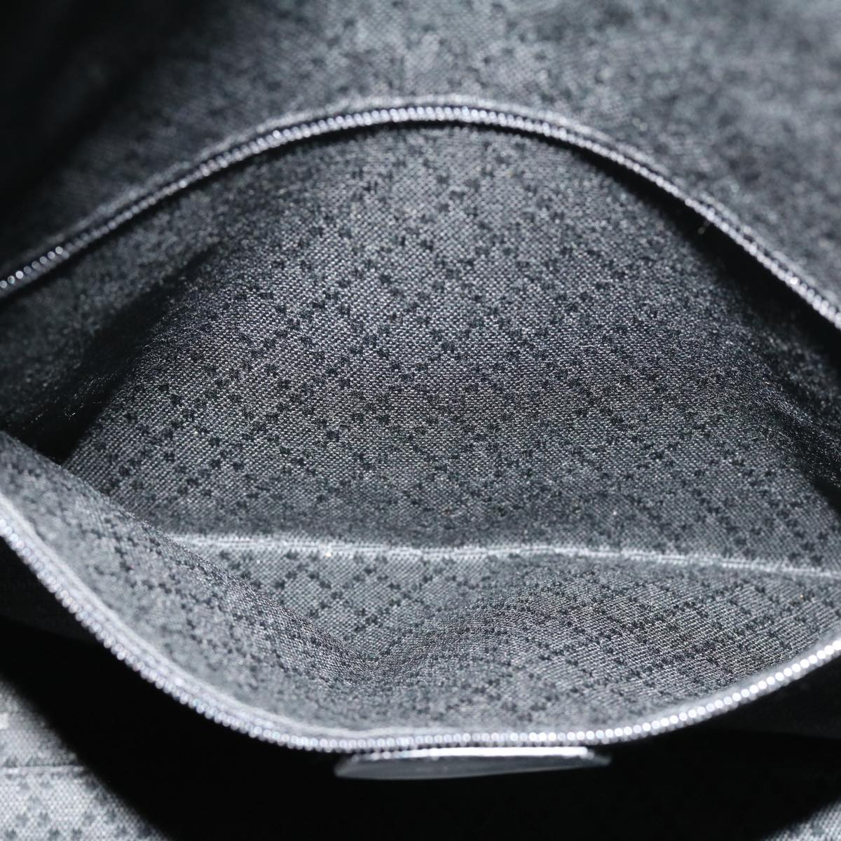 GUCCI Shoulder Bag Canvas Black ti1009