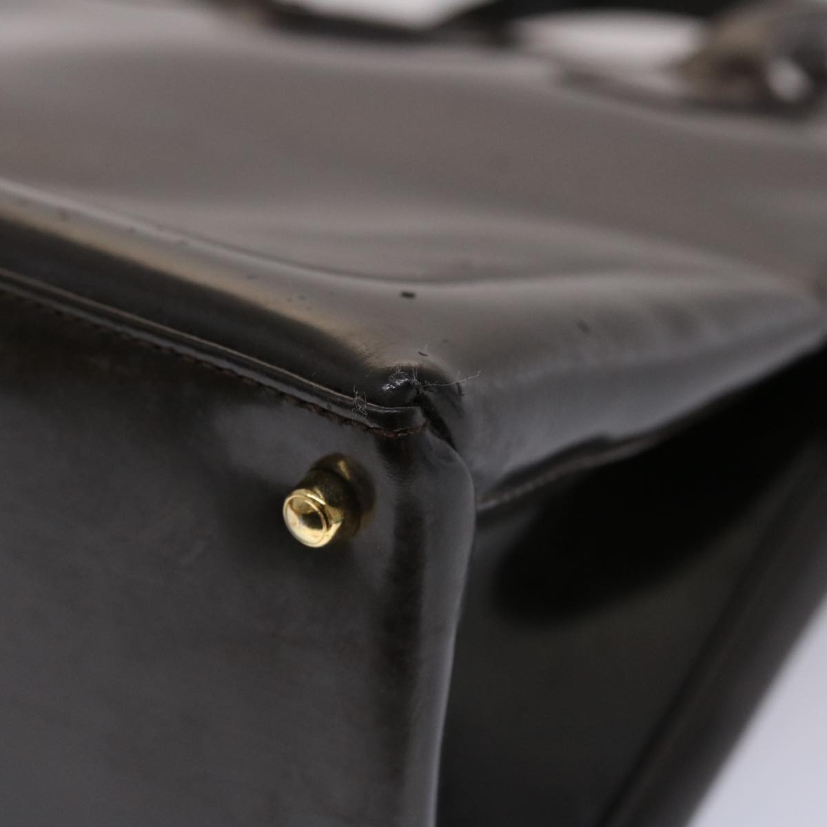 GUCCI Hand Bag Leather 2way Shoulder Bag Brown 00011180503 ti1151