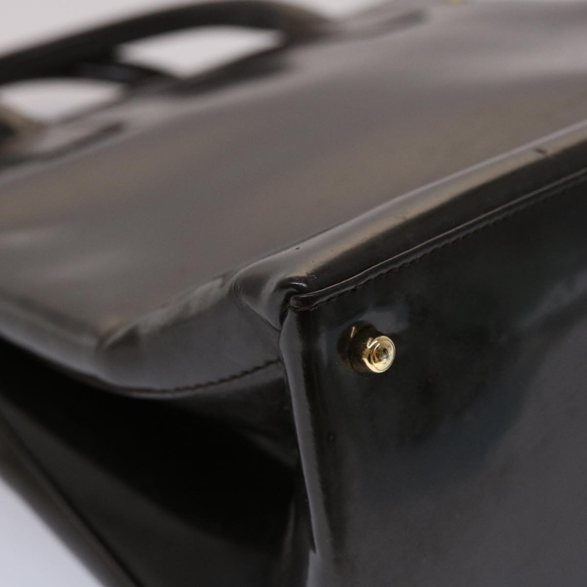 GUCCI Hand Bag Leather 2way Shoulder Bag Brown 00011180503 ti1151