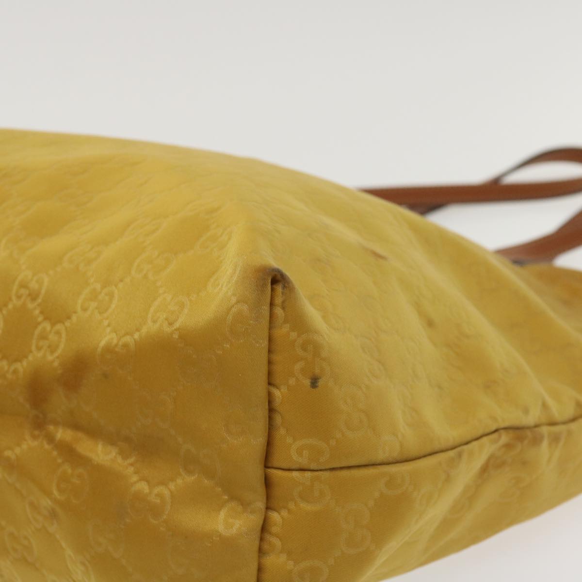GUCCI GG Canvas Tote Bag Gold 295252 ti823