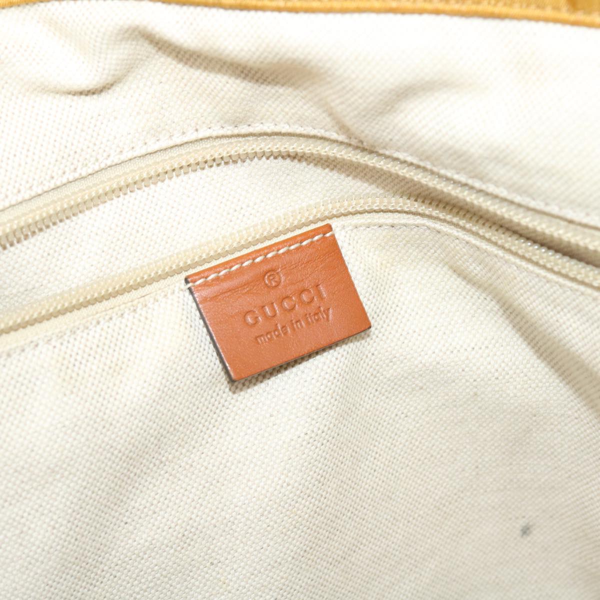 GUCCI GG Canvas Tote Bag Gold 295252 ti823