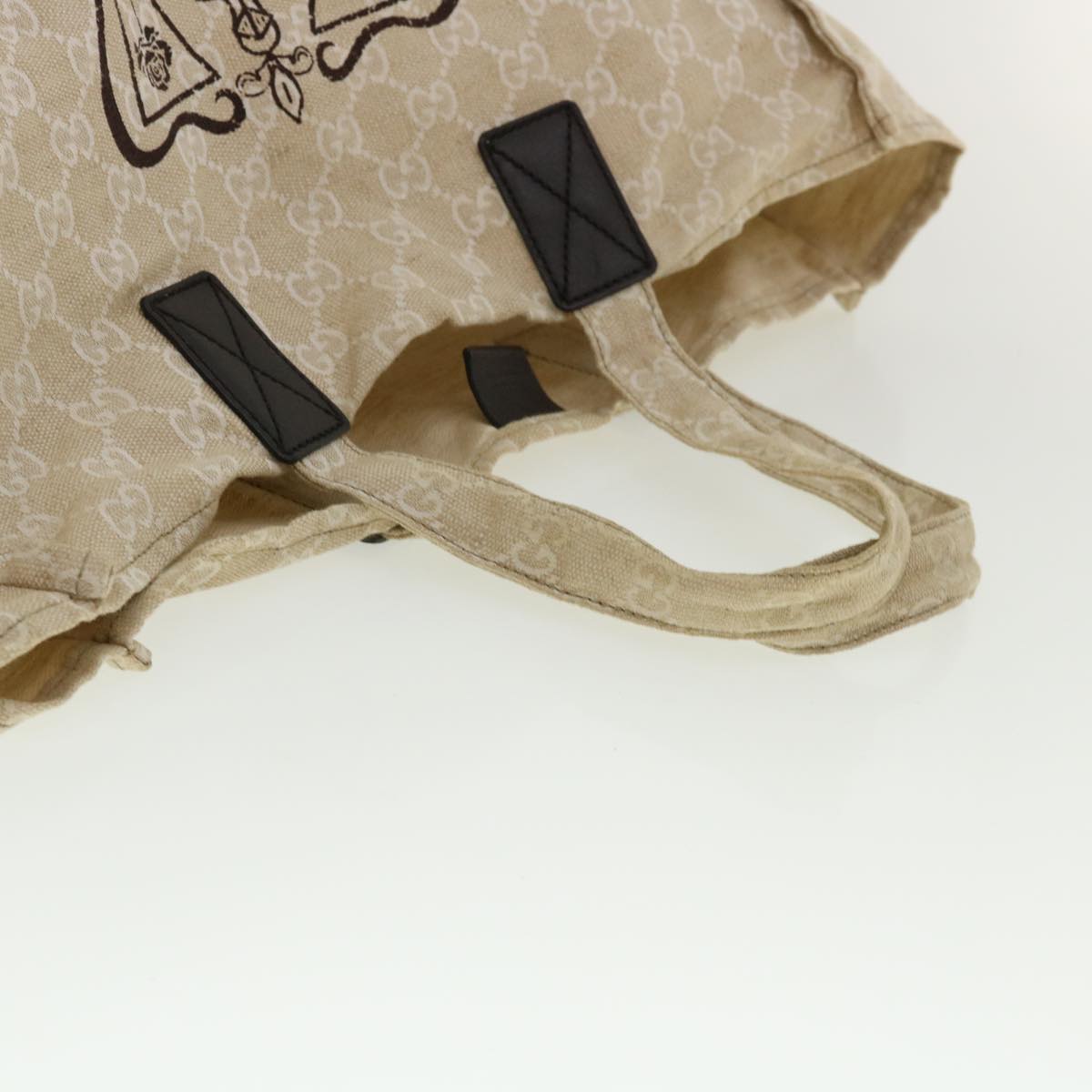 GUCCI GG Canvas Tote Bag Beige 283411 tp616