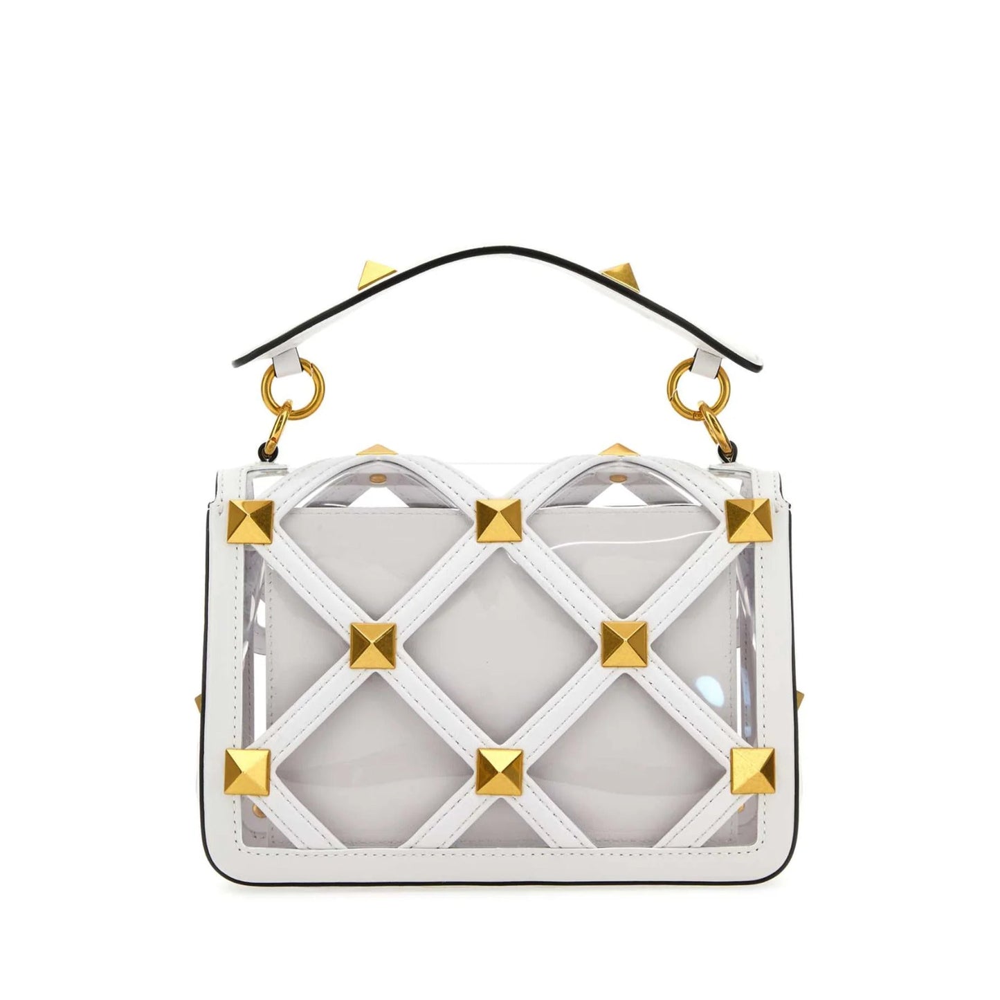 Valentino Garavani Roman Stud Foldover Top Shoulder Bag