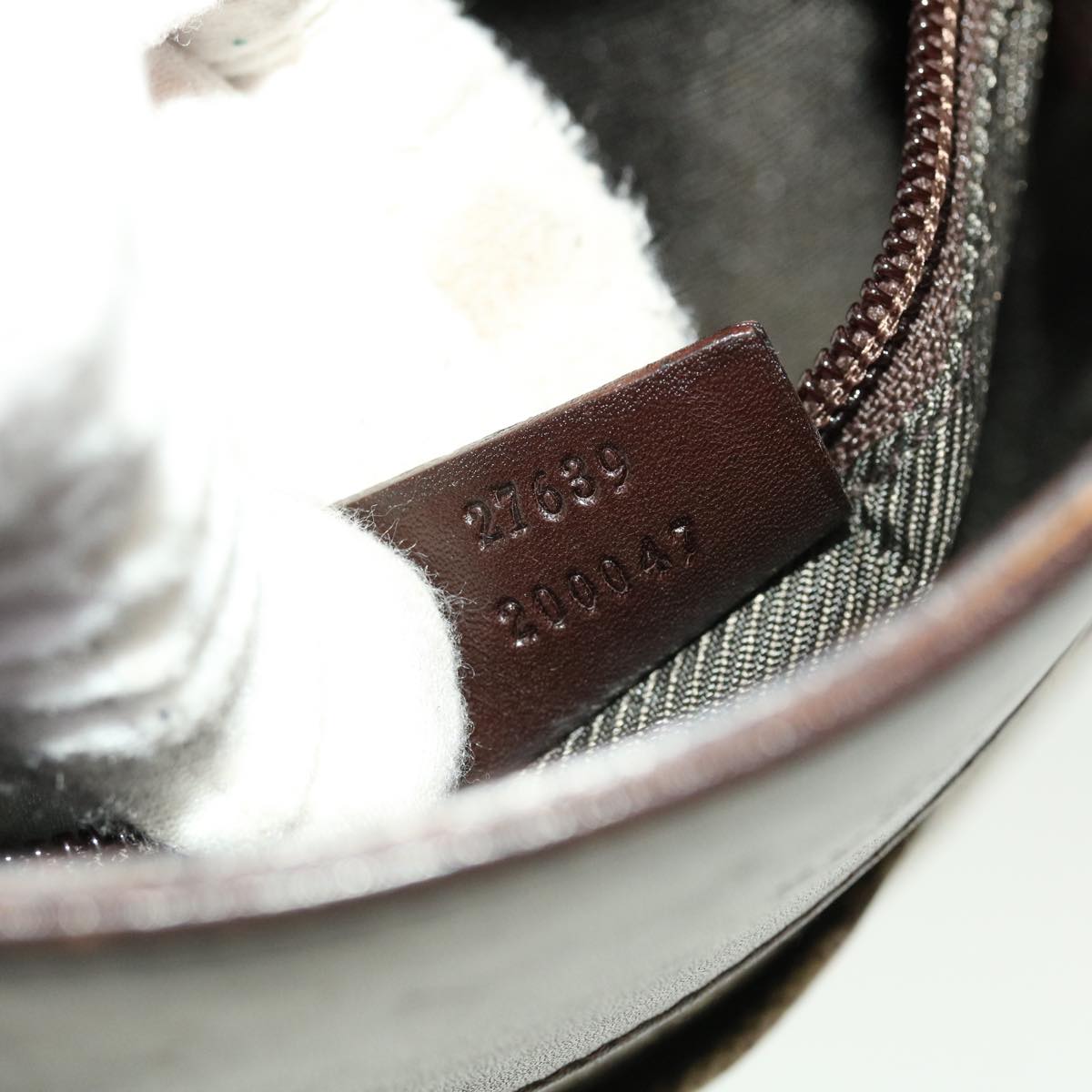 GUCCI GG Canvas Shoulder Bag PVC Leather Beige 27639 yk7163