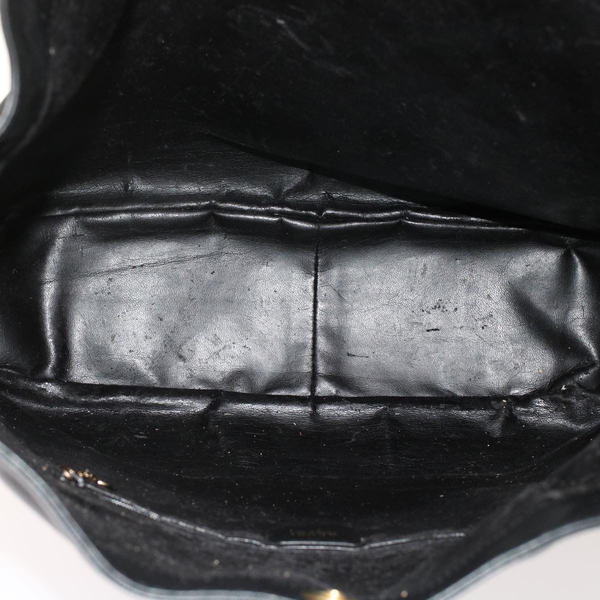 GUCCI Bamboo Shoulder Bag Leather 2way Black 001.2058.1577.0 yk8007B