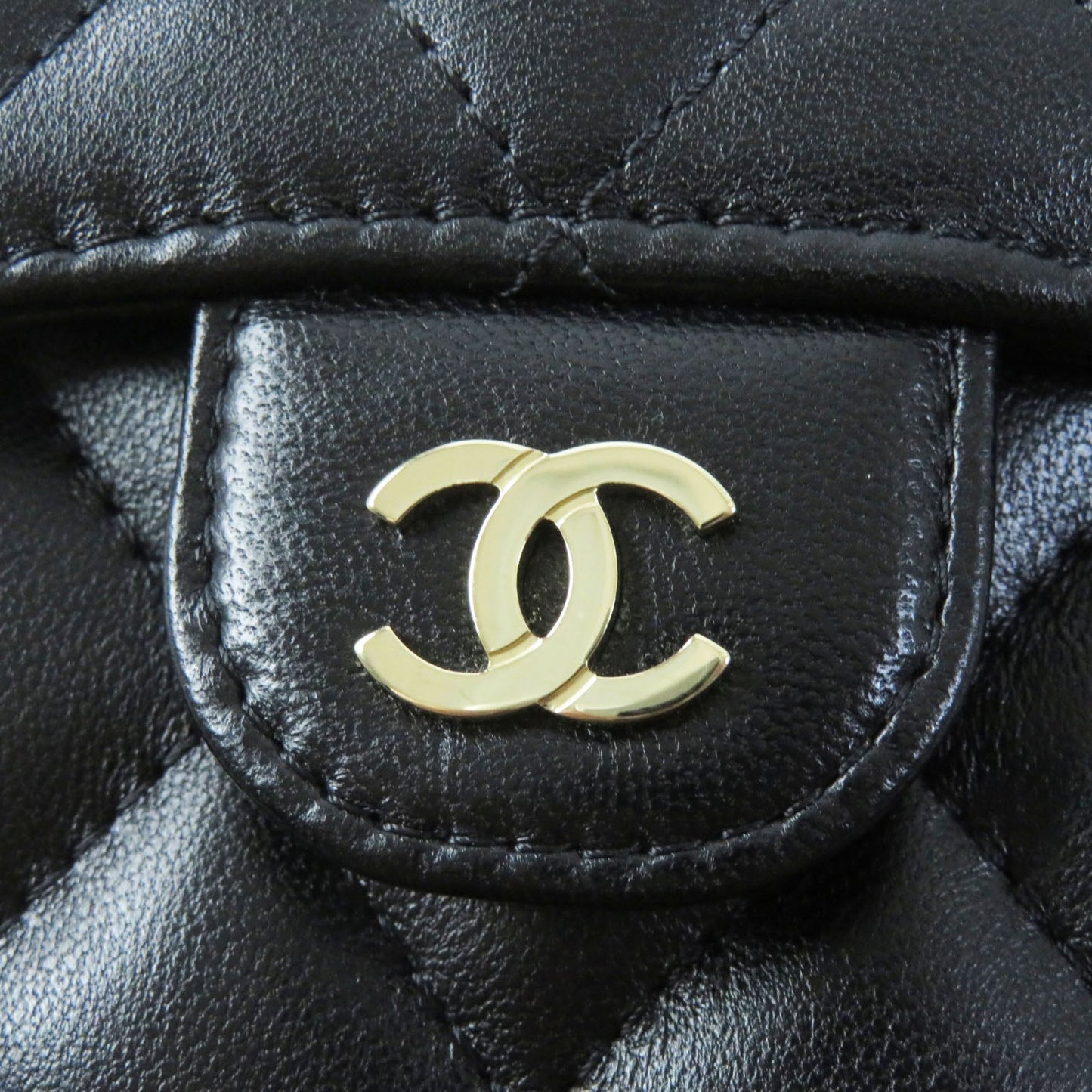 CHANEL Shoulder Bag AP2164 Lamb leather black Matrasse