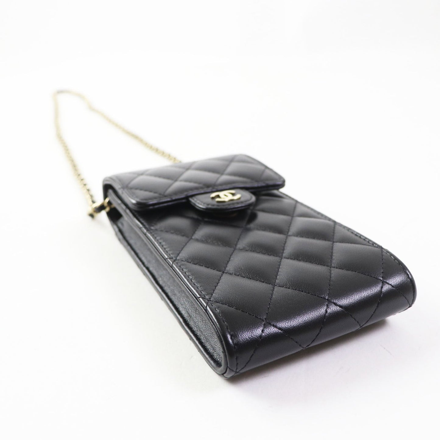 CHANEL Shoulder Bag AP2164 Lamb leather black Matrasse
