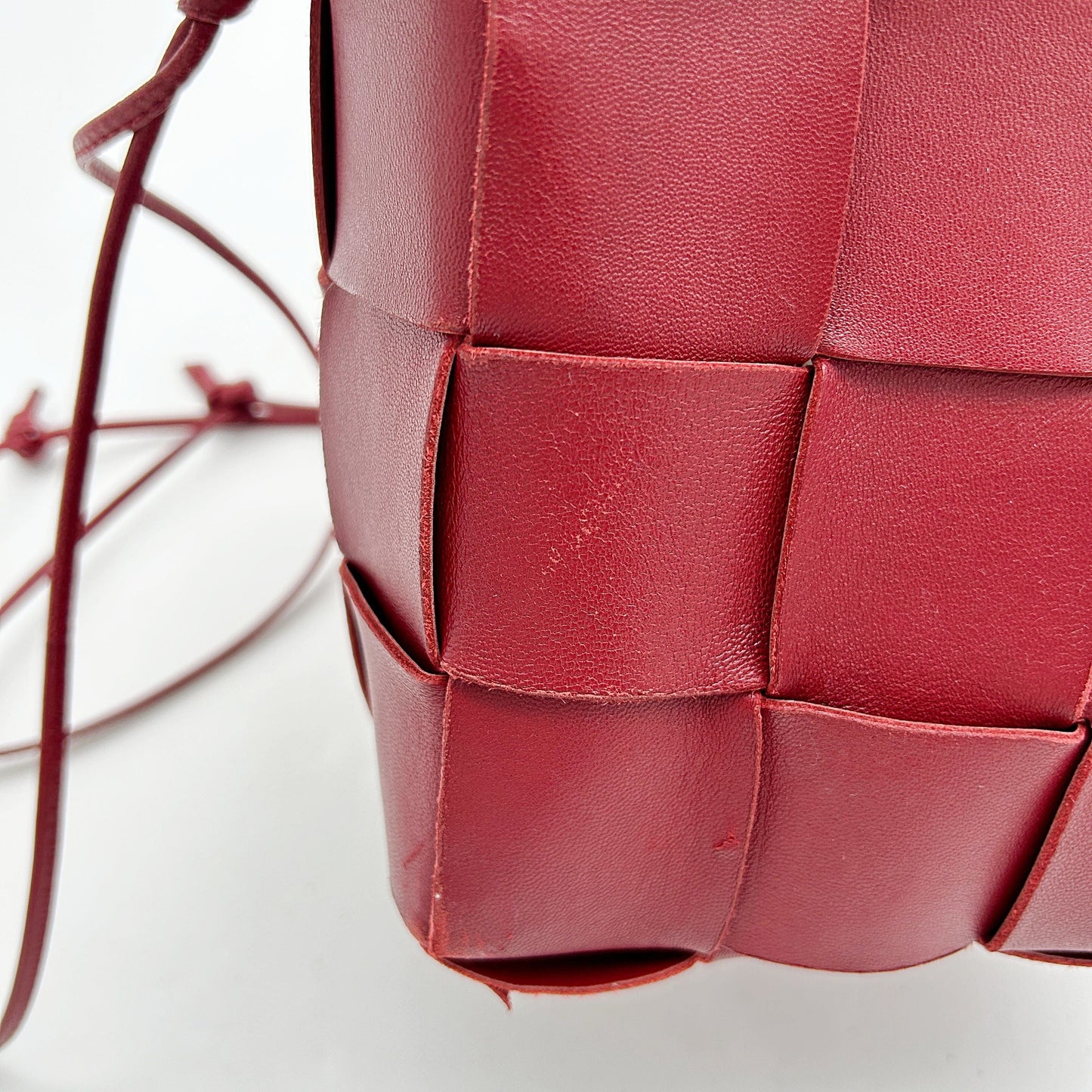 Bottega Veneta Cassette Bucket Bag - Red Bucket Bags, Handbags LA38073