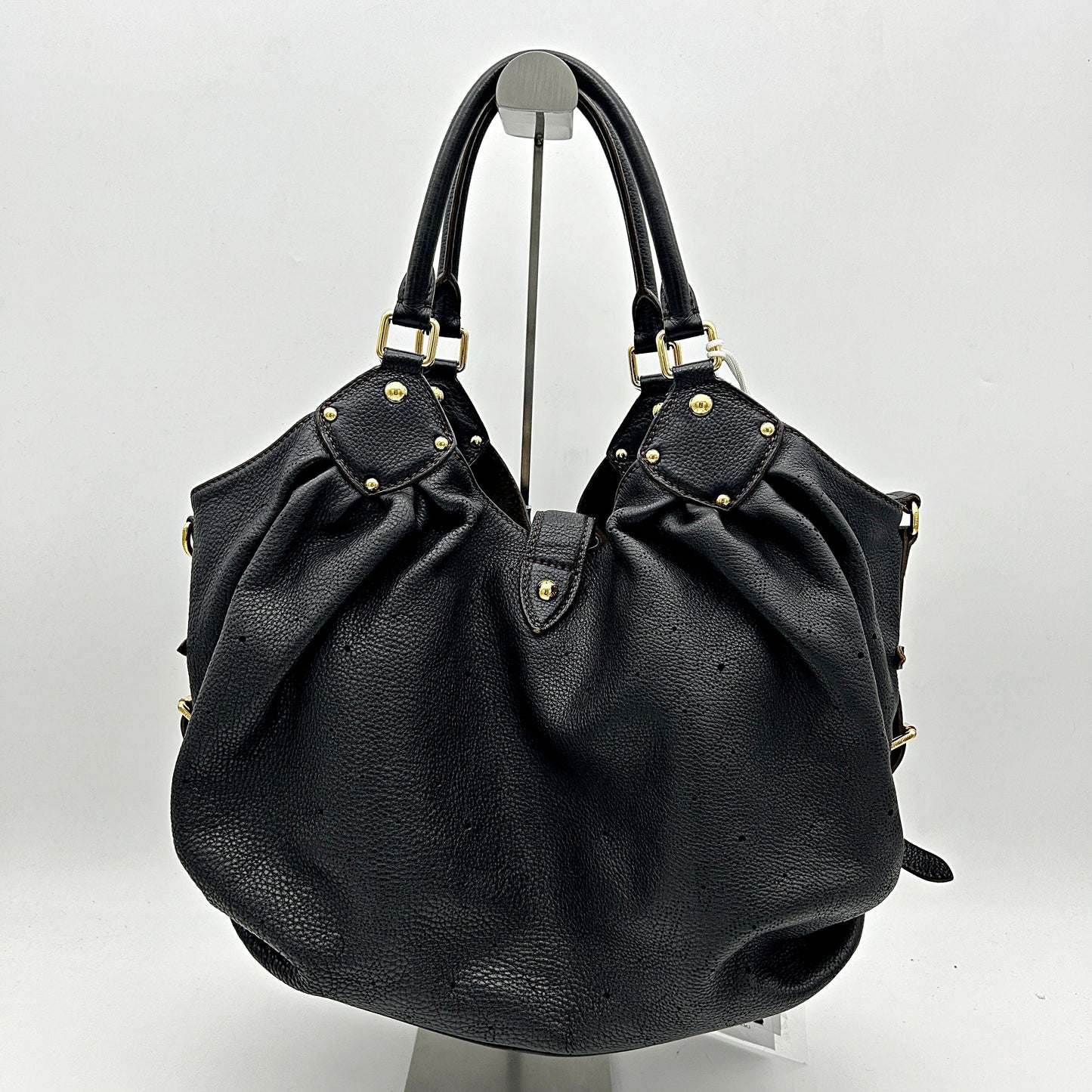 Louis Vuitton Black Monogram Mahina Leather XL Bag Louis Vuitton LA12408