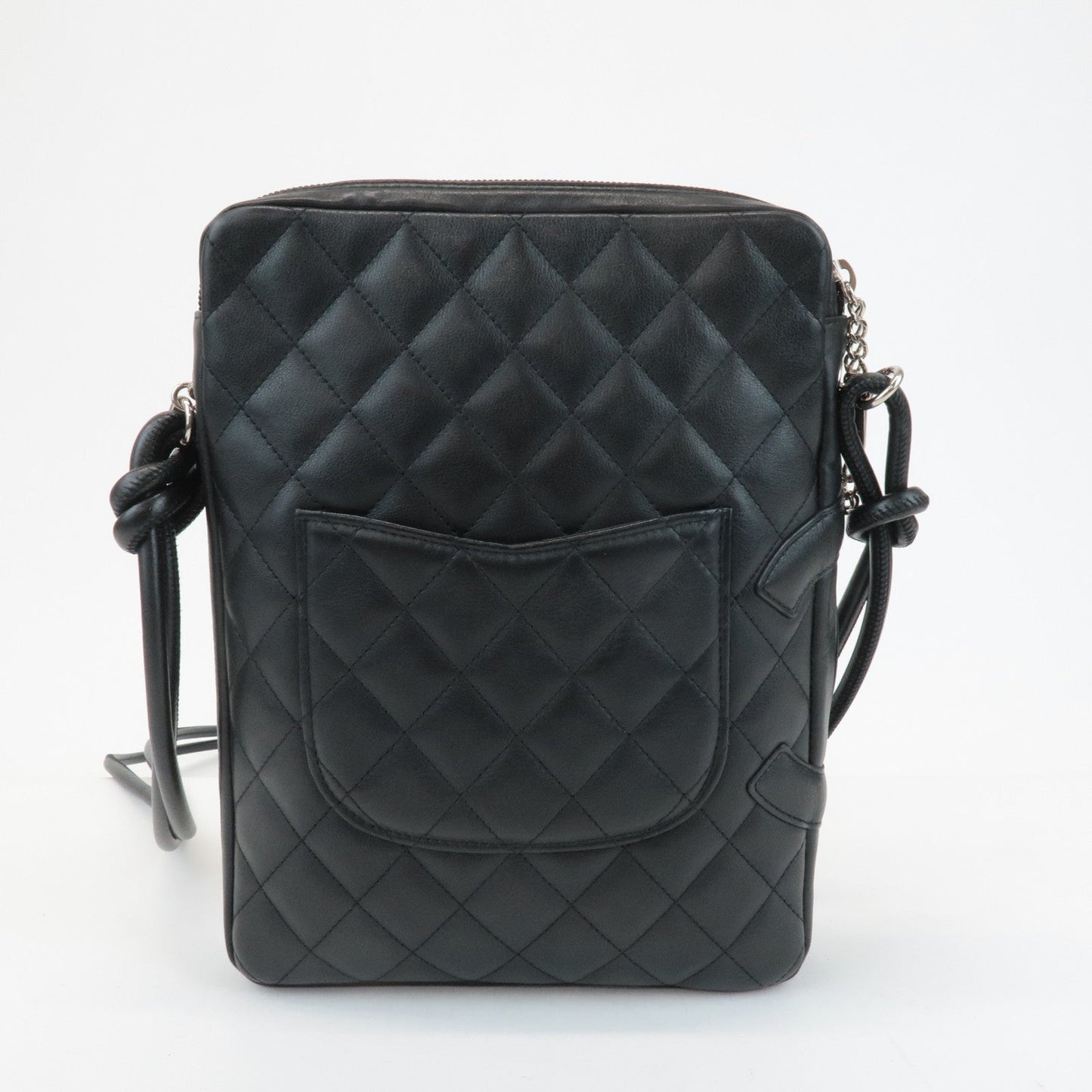 CHANEL Cambon Lamb Skin Medium Pochette Shoulder Bag A25178