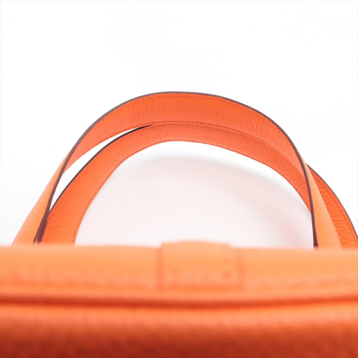 Hermes Picotin Lock MM clémence Orange Mini Silver G  W2024