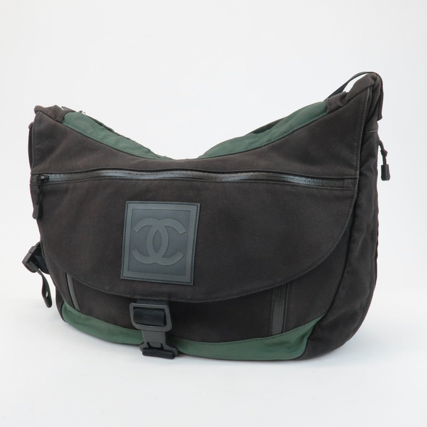 CHANEL COCO Mark Sportline Canvas  Shoulder Bag A23289
