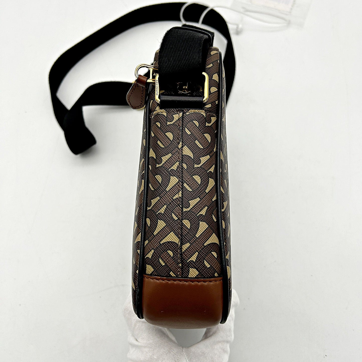 Pre-owned Burberry monogram stripe crossbody bag  LA31747