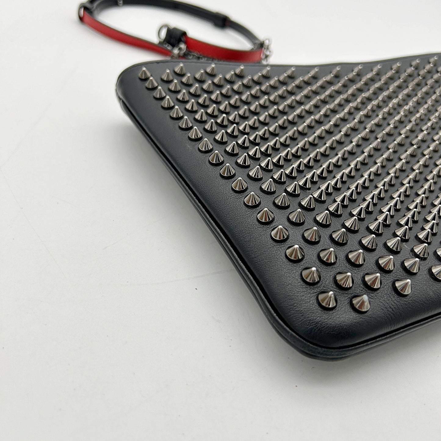 Christian Louboutin Leather Clutch - Black Crossbody Bags, Handbags LA14580