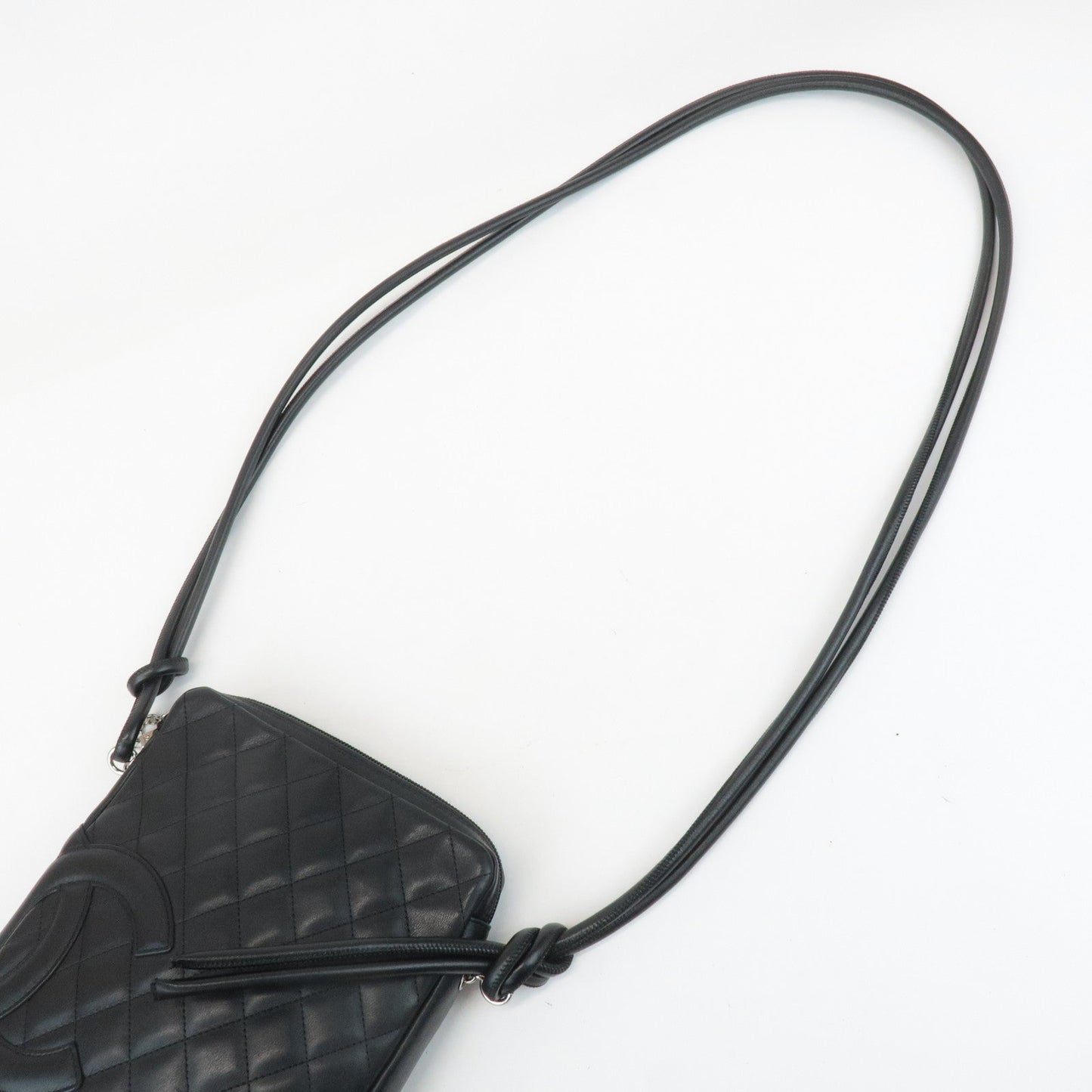 CHANEL Cambon Lamb Skin Medium Pochette Shoulder Bag A25178