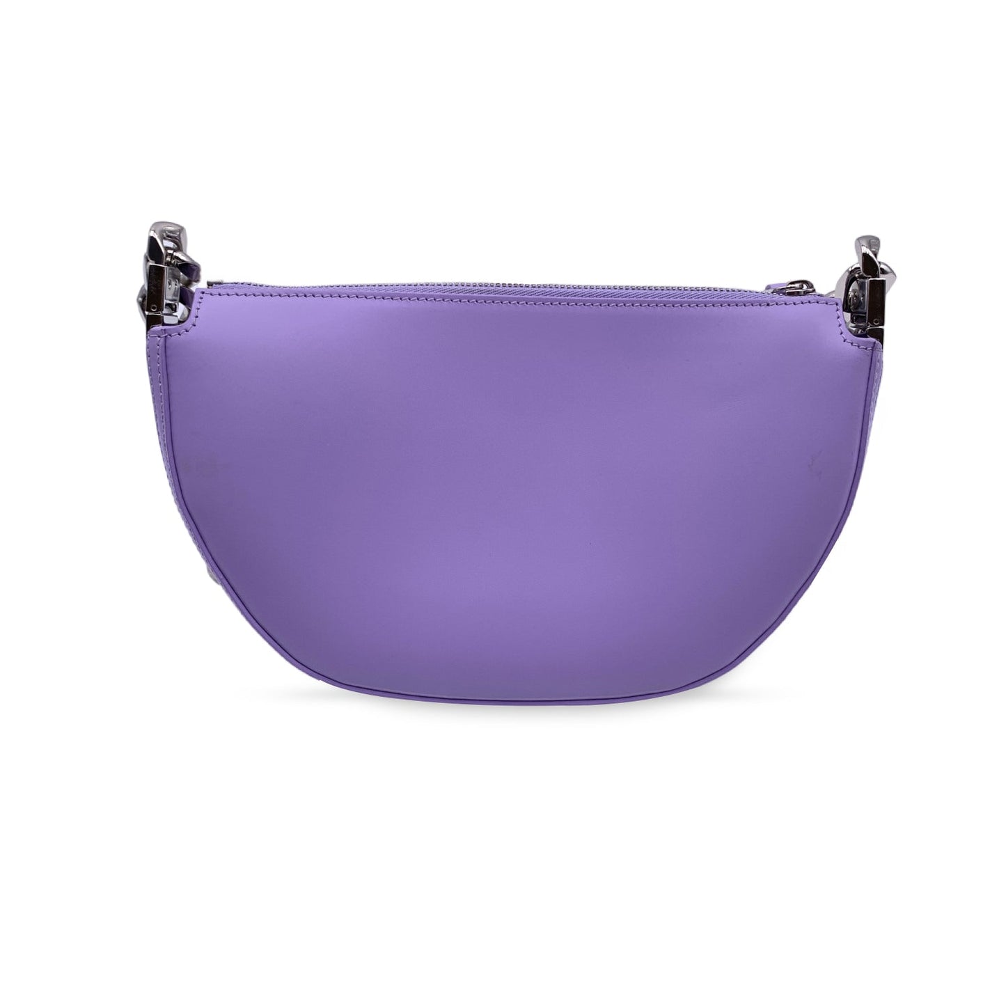 Burberry Purple Lillac Leather Mini Olympia Shoulder Bag