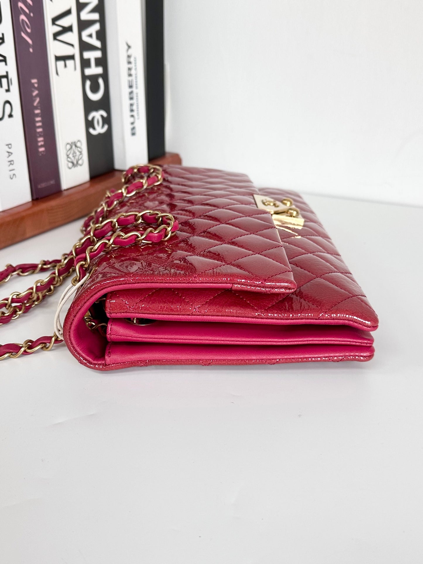 Chanel Pagoda Accordion Flap Bag - Red Shoulder Bags, Handbags #E