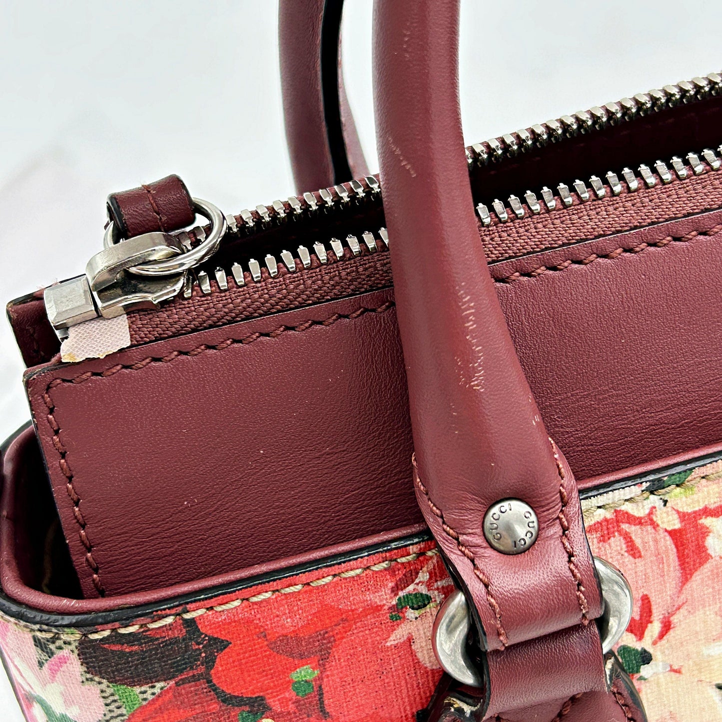 Gucci Mini GG Supreme Blooms Tote - Pink Crossbody Bags, Handbags LA23454