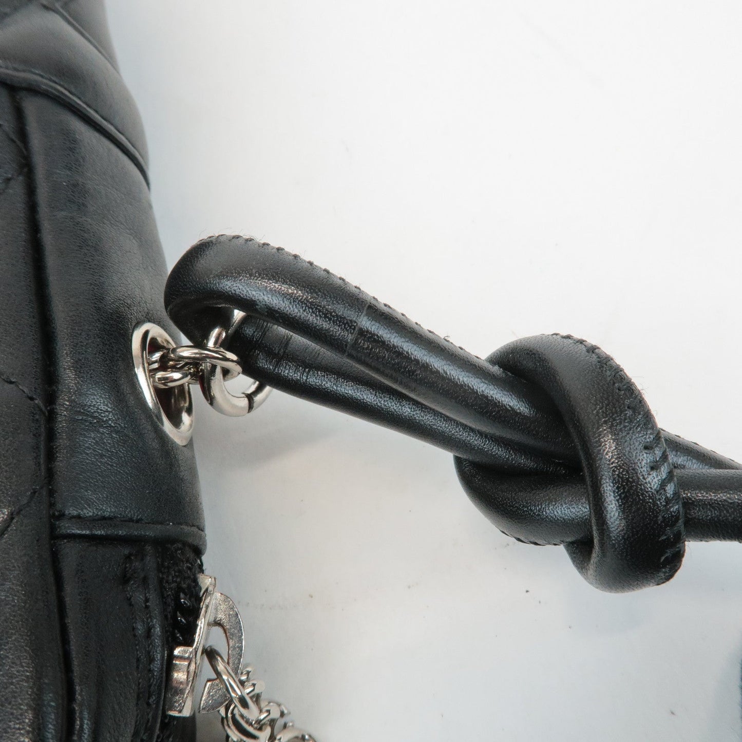 CHANEL Cambon Lamb Skin Medium Pochette Shoulder Bag A25178