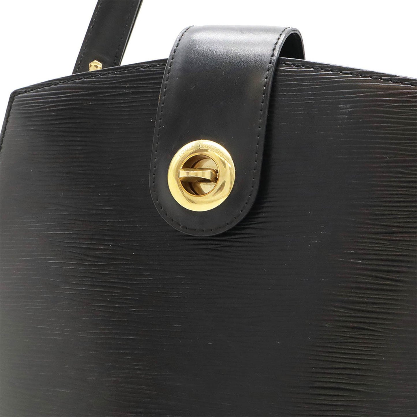 Louis Vuitton  Noir Epi Leather Shoulder Bag
