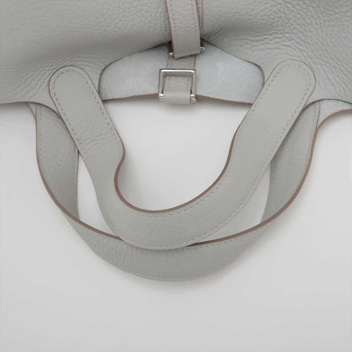 Hermes Picotin Lock PM  Clemence Blue Pearl Silver  2020