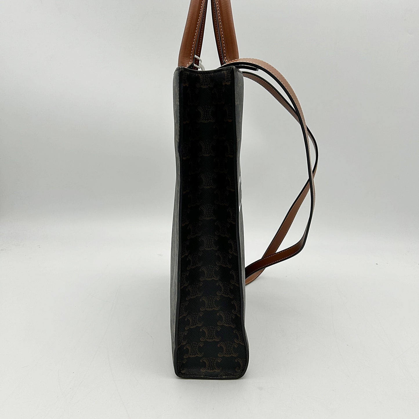 Celine 2021 Small Triomphe Vertical Cabas - Black Totes, Handbags LA36843