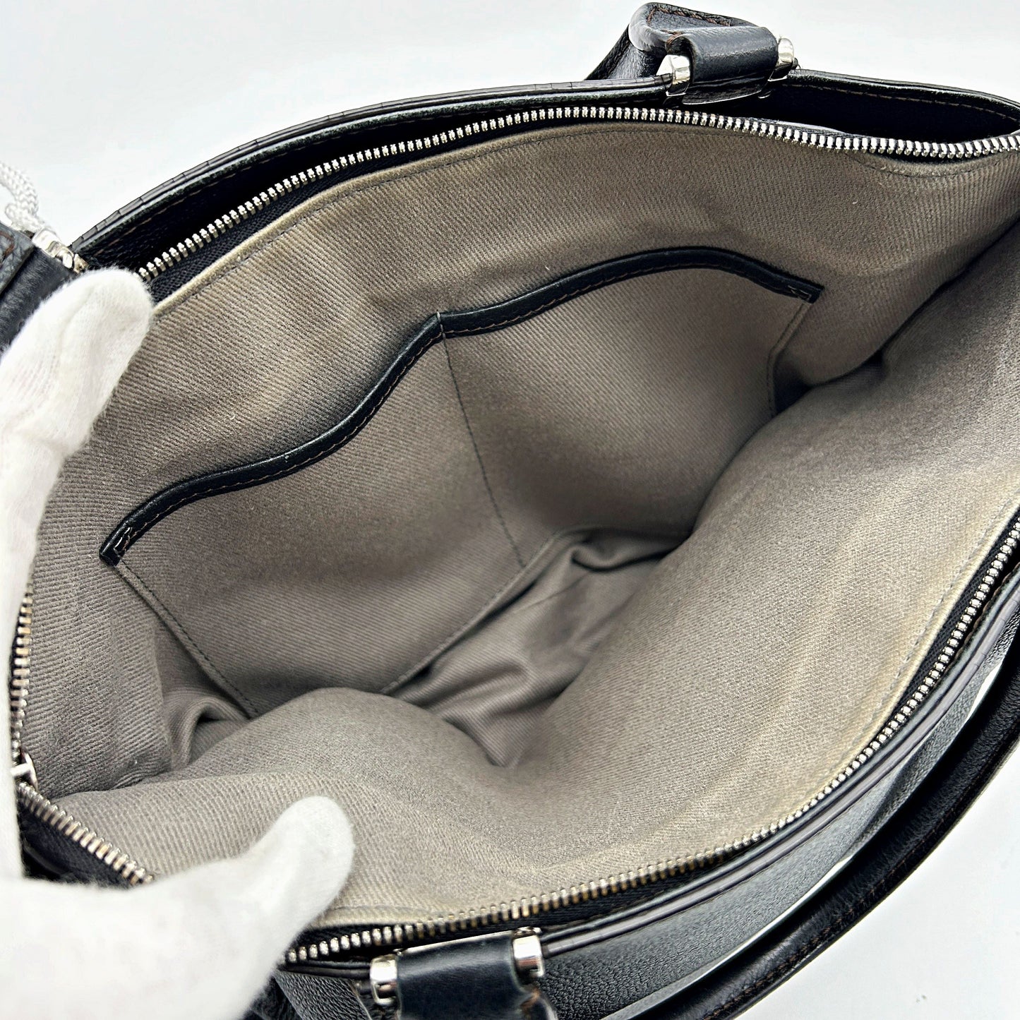Cartier Black Leather C De Cartier Tote Cartier LA7383