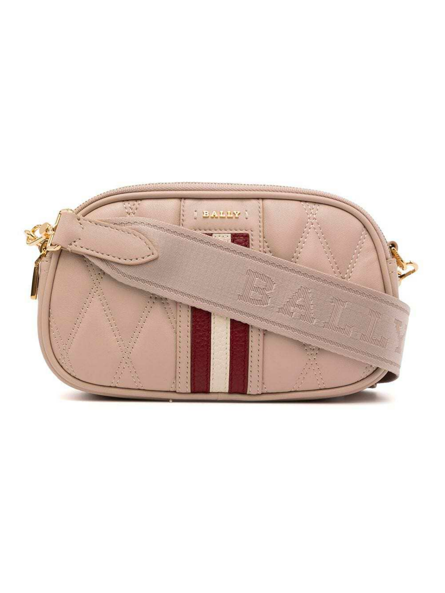BALLY - DENNI LEATHER MINI BAG BLUSH PINK - NEW