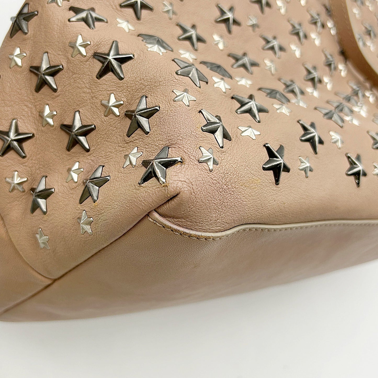 Jimmy Choo Star Studded Leather Tote Bag - Brown Totes, Handbags LA11914