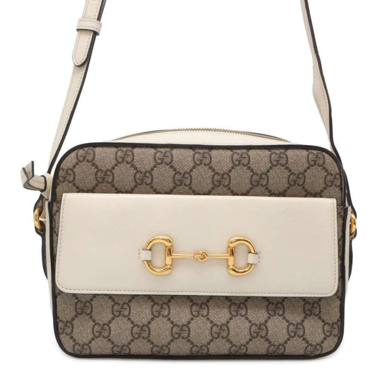 GUCCI Horsebit Shoulder Bag