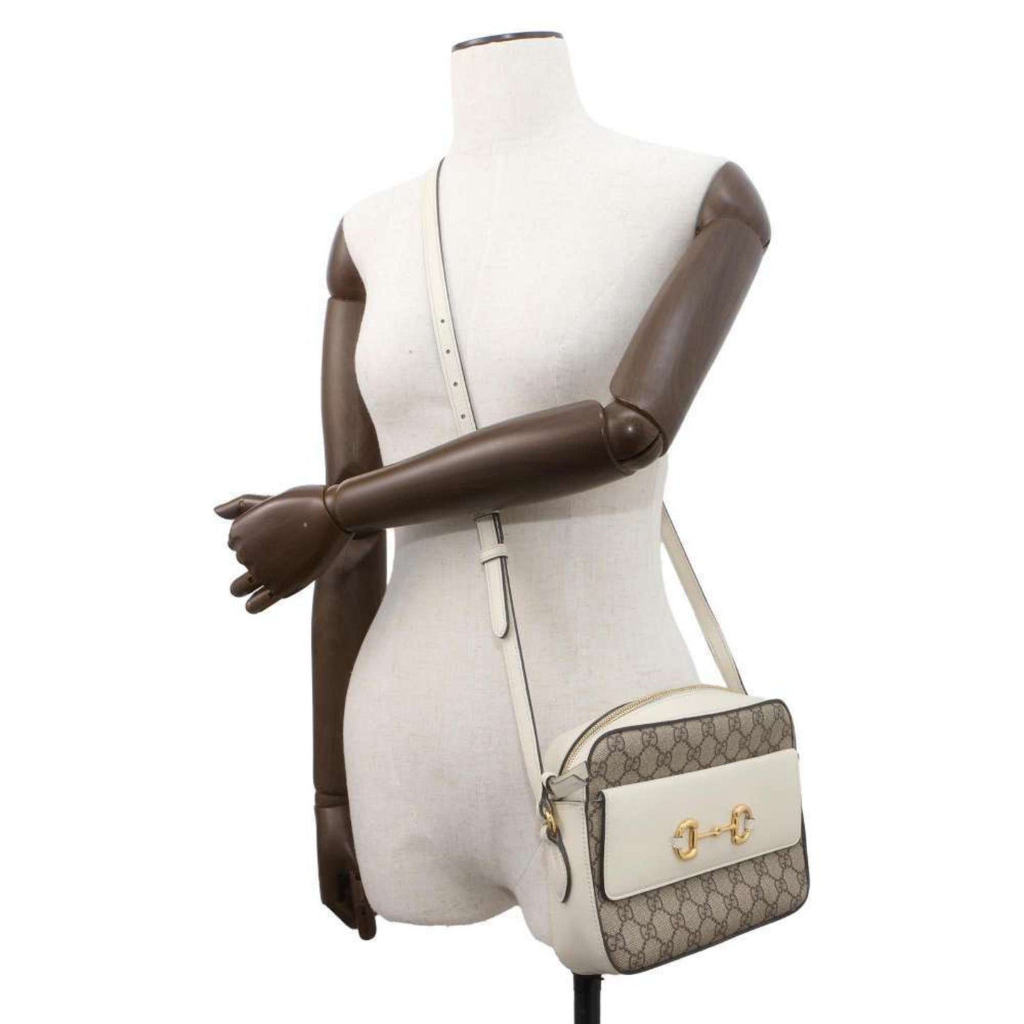 GUCCI Horsebit Shoulder Bag