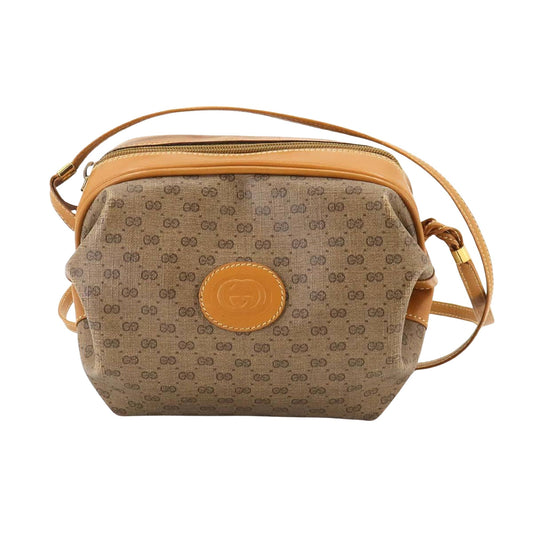 GUCCI Micro Small GG Canvas Shoulder Bag