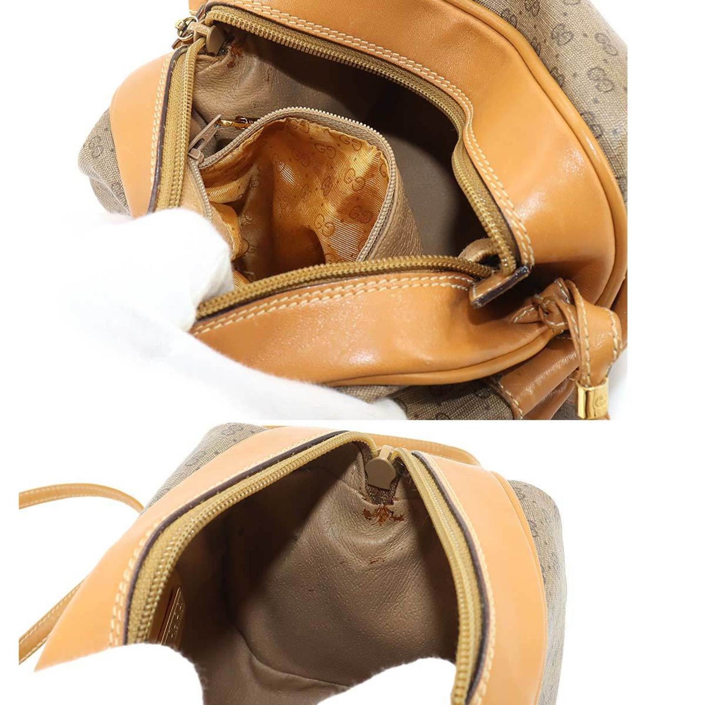 GUCCI Micro Small GG Canvas Shoulder Bag