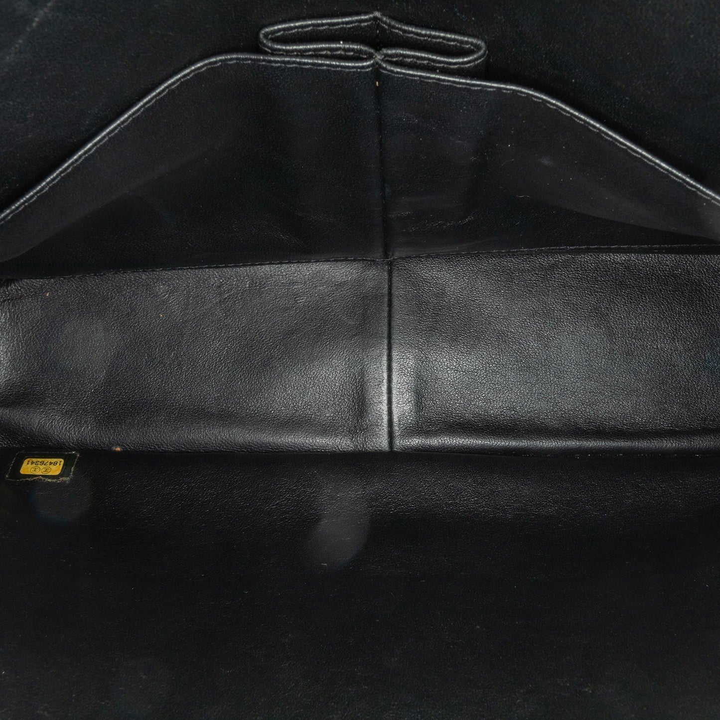 Black Chanel Jumbo Classic Patent Double Flap Shoulder Bag