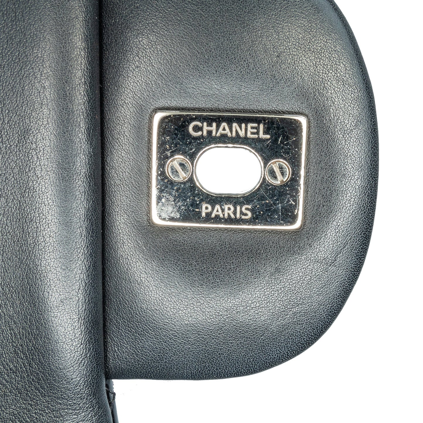 Black Chanel Jumbo Classic Patent Double Flap Shoulder Bag