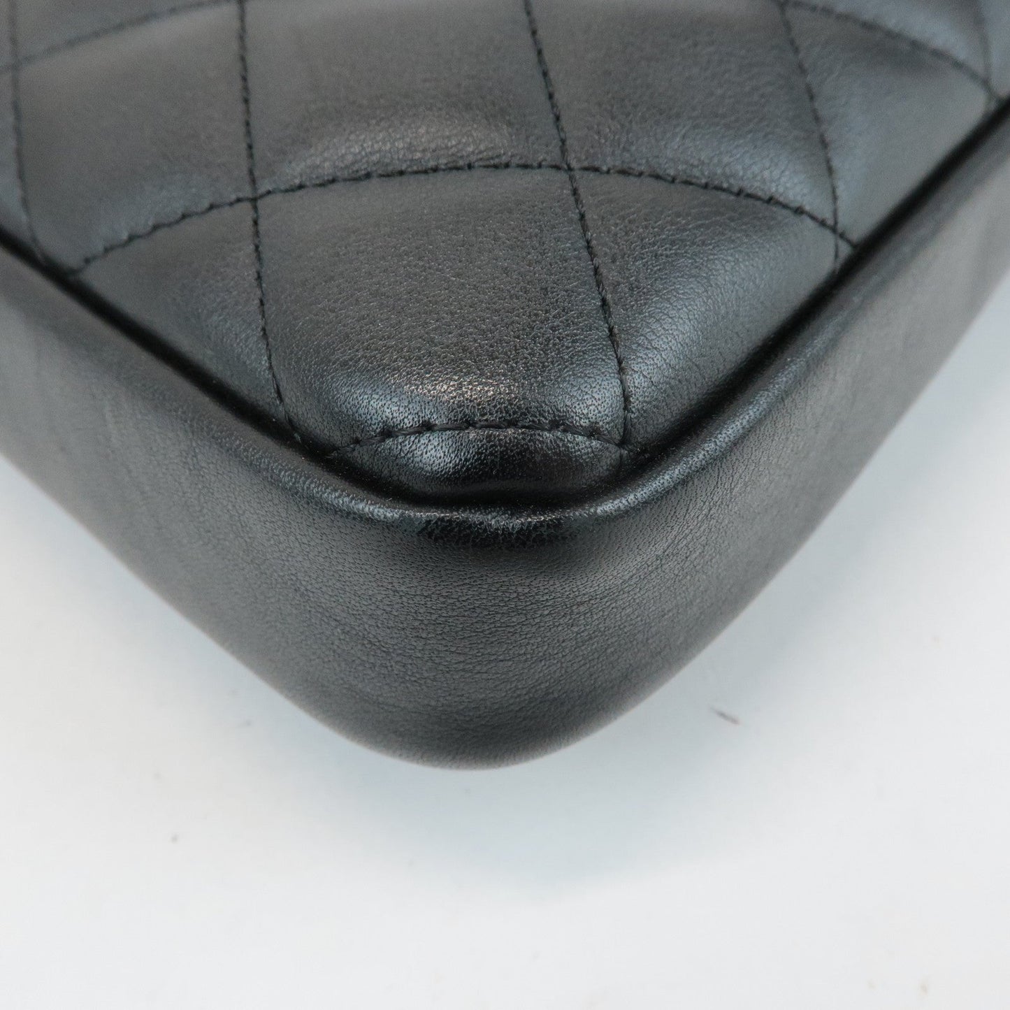 CHANEL Cambon Lamb Skin Medium Pochette Shoulder Bag A25178