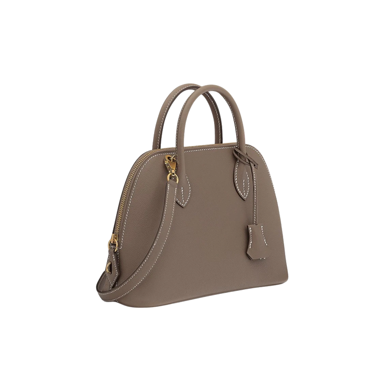 Hermes Bolide 1923 25 Bag Evercolor & Gold Etoupe