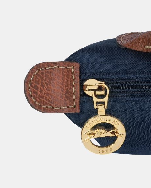 Longchamp Le Pliage Pouch with handle Navy